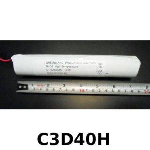 3 Cell D Straight 4000mAh 3.6V Battery