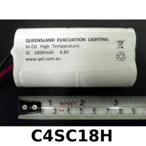 4 Cell Sub-C Parallel 1800mAh 4.8V Battery