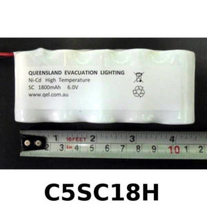 5 Cell Sub-C Squat 1800mAh 6.0V Battery