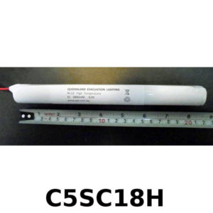 5 Cell Sub-C Straight 1800mAh 6.0V Battery